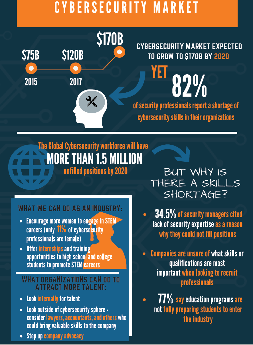 Infographic The Cybersecurity Skills Gap